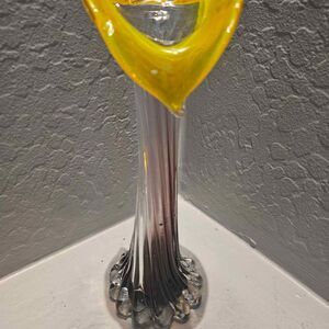 Jack in the Pulpit Art Glass Vase 10: